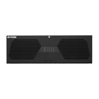 AVYCON - AVR-NN8128E2N-FD-156T - H.265, 128CH 4K NVR with Dual NIC, 30FPS@4K per ch, 786Mbps, ONVIF, Dual HDMI (4K&2K), Smart AI, Fisheye Dewarping, RAID 0,1,5,6,10, 156TB HDD Installed