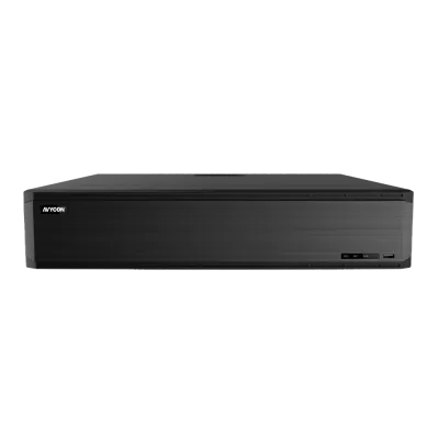 AVYCON - AVR-NN864E2NR-16T - H.265, 64CH 4K NVR with Dual NIC, 30FPS@4K per ch, 512Mbps, ONVIF, Dual HDMI (4K&2K), Smart AI, Fisheye Dewarping, RAID 0,1,5,6,10, 16TB HDD Installed