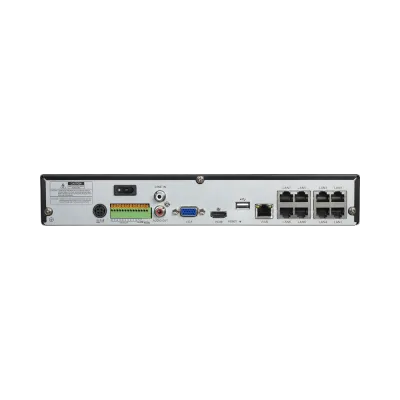 AVYCON - AVR-NSV08P8-6T - (NDAA) H.265+, 8CH 4K NVR with 8CH Built-in PoE, Plug&Play with NS/NP/NL Series IPCs, Full AI with NS/NP, 30FPS@4K per ch, 128Mbps, ONVIF, 4K HDMI, Smart AI, 6TB HDD Installed