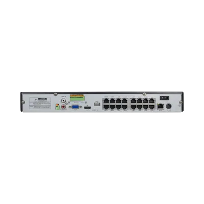 AVYCON - AVR-NSV16P16-2T - (NDAA) H.265+, 16CH 4K NVR with 16CH Built-in PoE, Plug&Play with NS/NP/NL Series IPCs, Full AI with NS/NP, 30FPS@4K per ch, 256Mbps, ONVIF, 4K HDMI, Smart AI, 2TB HDD Installed