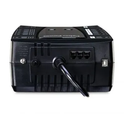 CYBERPOWER - AVRG900LCD - 900VA/480W, Simulated Sine Wave, NEMA 5-15P, 5 ft cord, 12 (6 surge, 6 surge + battery backup), PowerPanel Personal Edition software, 3 year warranty