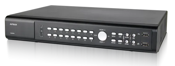 AVTECH - AVZ2116-6TB - 16CH 5 in 1 + Push Video + IVS + RS485 + 1080P Real Time, 6TB Preinstalled