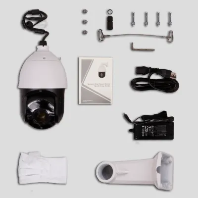 BOLIDE - BN1009/PTZ-4.0/NDAA-2 - 4MP 30x Optical Zoom Full Size PTZ with Auto Tracking, 30FPS, BNC, 2-Channel Alarm In/Out, IR Up to 492 Feet, Built-in POE, IP67, 24VAC, Includes Wall-Mount Bracket