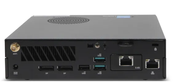 EXACQ - C2-01T-32SW - Live monitoring C-Series exacqVision 32 stream workstation (Dual display support), 1TB SSD storage. Windows 10 IoT Ent LTSC OS on SSD, 16GB RAM, 1 X 1GbE, 1 x 2.5GbE, 8 x USB, 2 x DP, WiFi & BLE. Includes VESA mount kit, mouse a
