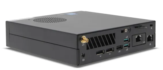 EXACQ - C2-01T-32SW - Live monitoring C-Series exacqVision 32 stream workstation (Dual display support), 1TB SSD storage. Windows 10 IoT Ent LTSC OS on SSD, 16GB RAM, 1 X 1GbE, 1 x 2.5GbE, 8 x USB, 2 x DP, WiFi & BLE. Includes VESA mount kit, mouse a