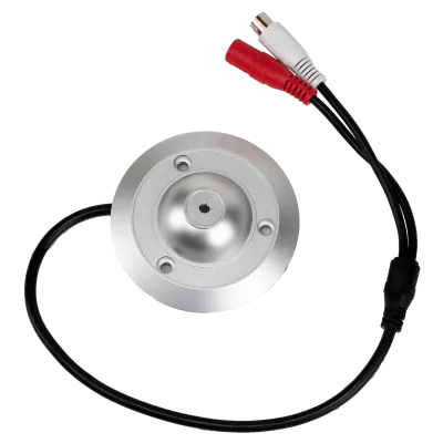 SPECO - CAMMICW - Weather Resistant Line Level Microphone/ Audio Pickup for Use with Camera