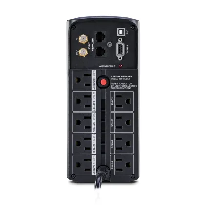 CYBERPOWER - CP850AVRLCD - CyberPower 850VA/510W Line-Interactive UPS AVR LCD 9 Outlets 3 Year Warranty 1080 Joules