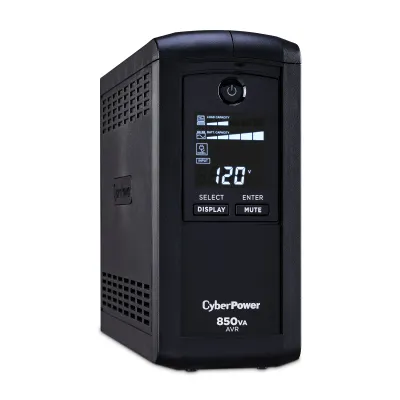 CYBERPOWER - CP850AVRLCD - CyberPower 850VA/510W Line-Interactive UPS AVR LCD 9 Outlets 3 Year Warranty 1080 Joules