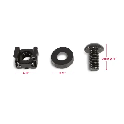 CYBERPOWER - CRA60001 - M6 cage nut and screw hardware, 50 per pack