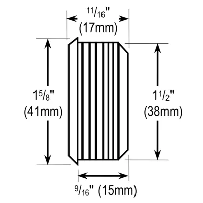 SECO-LARM - CS-PD438-PQ - Photoelectric proximity sensor. Diffused type, metal cylindrical threaded case 15cm max. sensing range, pigtail, 38mm body. Sold in quantities of 2 (price is for 1 pc).