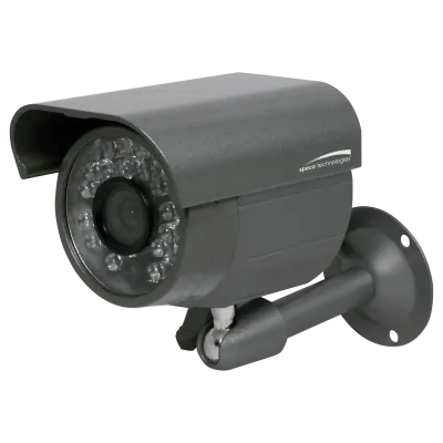 SPECO - CVC617T - 2MP HD-TVI IR Bullet Camera, 3.6mm fixed lens, Grey Housing, TAA