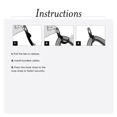 Rip-Tie - J-24 - Two-Inch CableCarrier with 6" Carabiner