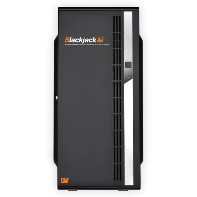 Digital Watchdog - DW-BJAiT80TR - Blackjack Ai Full-size Tower Video Analytics Server, Intel i7, 32GB RAM, Windows OS, 60TB