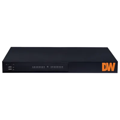 Digital Watchdog - DW-BJCX16T-LX - Blackjack CX NVR Powered by DW Spectrum IPVMS 4 Camera Licenses Pre-installed, Linux Ubuntu OS, Intel Celeron Quad Core Processor 16TB