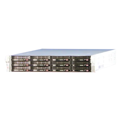 Digital Watchdog - DW-BJER2U120T-LX - Blackjack E-RACK 2U 12-Bay Chassis, Linux 120TB