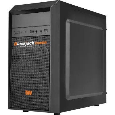 Digital Watchdog - DW-BJMT3112TLX - Blackjack Mid-Tower, Ubuntu Linux OS On SSD, 180MBPS Throughput, Intel I3, 8GB RAM, 12TB Storage, UL