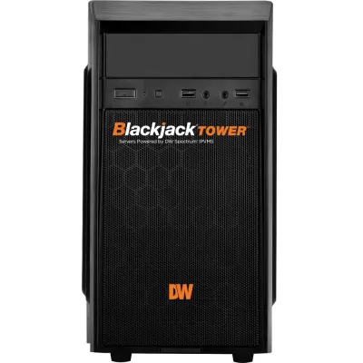 Digital Watchdog - DW-BJMT3116T - Blackjack Mid-Tower, Windows OS On SSD, 180MBPS Throughput, Intel I3, 8GB RAM, 16TB Storage, UL