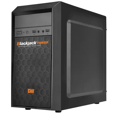 Digital Watchdog - DW-BJMT7112TS - Blackjack Tower Mid-Size Servers with Intel Core i7 Processor, Windows Server OS, 12TB