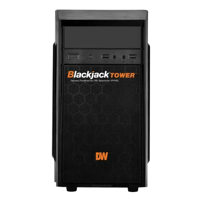 Digital Watchdog - DW-BJMT7120TS - Blackjack Tower Mid-Size Servers with Intel Core i7 Processor, Windows Server OS, 20TB