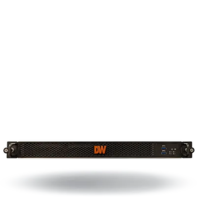 Digital Watchdog - DW-BJP1U60T - Blackjack P-RACK NVRs Powered by DW Spectrum IPVMS, 60 Terabyte, 4 camera Licenses pre-installed, 360 Mbps of Recording Throughput. Standard Features Include Intel i5 Processor and 16GB Memory, Windows 10
