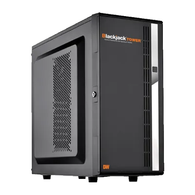 Digital Watchdog - DW-BJT7160TLX - Blackjack tower, Ubuntu Linux OS on SSD, 600Mbps throughput, Intel i7, 16GB RAM, hot-swappable, 60TB storage, UL