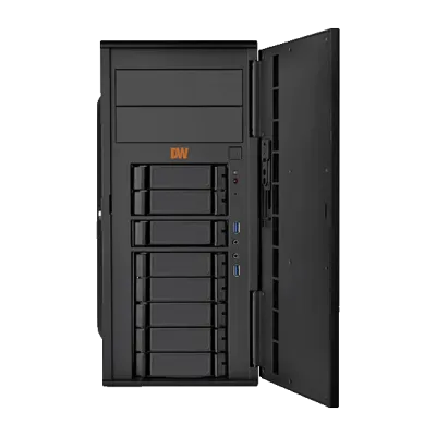 Digital Watchdog - DW-BJT7130TLX - Blackjack Tower Servers with Intel Core i7 Processor, Ubuntu Linux OS, 30TB