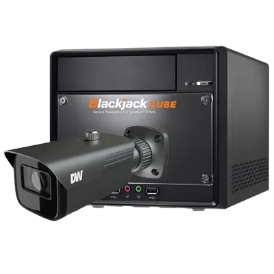 Digital Watchdog - DW-CUBF3KIT98 - Blackjack Cube 9TB with 8x fixed lens bullet IP cameras kits