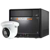 Digital Watchdog - DW-CUFTKIT98 - Blackjack Cube 9TB with 8x fixed lens turret IP cameras kits