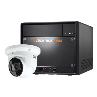 Digital Watchdog - DW-CUVTKIT1816 - Blackjack Cube 18TB with 16x vari-focal lens turret IP cameras kits