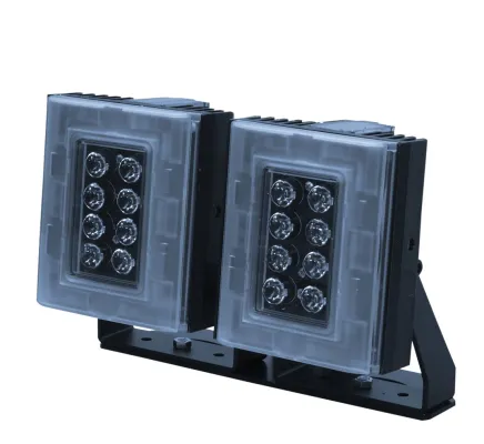 Digital Watchdog - DW-ILIRIP850 - High Performance 850nm Infra-red Illuminator, High Power Dual Core LEDs, with 614' coverage distance. Interchangeable lens packs to deliver a variety of angles out of the box. Built in web browser interface for easy 