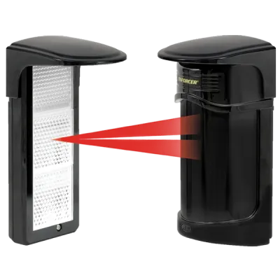 SECO-LARM - E-931-S50RRLQ - Large Reflective Photoelectric Beam Sensor, 50ft