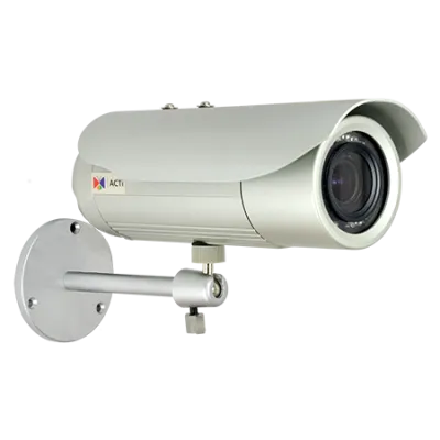 ACTI - E41B - 1MP Bullet with D/N, Adaptive IR, Basic WDR, Vari-focal Lens