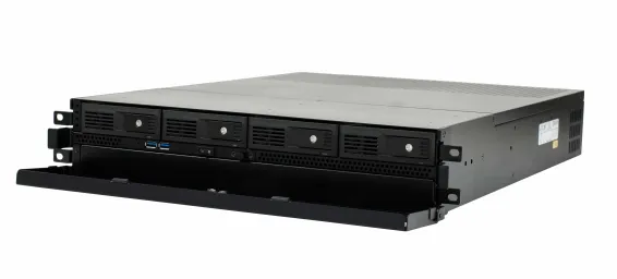 ExacqVision - EM-04T-2S - 2TB EM-Series Rackmount 2U Enterprise Management Server Supports UP to 500 Exacqvision Enterprise VMS Windows 10