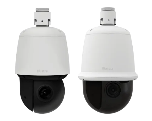 ExacqVision - IFS02-P07-ATA4 - Illustra Flex Gen4 2MP PTZ, Edge AI, TDN, TWDR, Indoor, Smoked Bubble