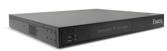 ExacqVision - IP16-16T-GPL - 4TB PoE+ G-Series IP Desktop NVR Linux with 16 IP Professional licenses (16 max)