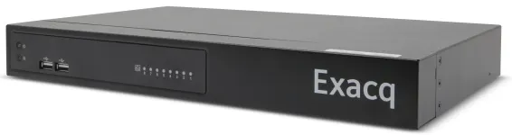 ExacqVision - IP08-04T-GPL-E - 4TB PoE+ G-Series IP Desktop NVR Linux with 8 IP Enterprise licenses (8 max)