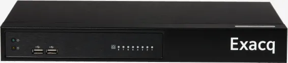 ExacqVision - IP04-12T-G2P08 - 12TB G-Series Desktop PoE Recorder with 8 PoE+ IP Camera Ports
