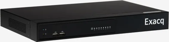 ExacqVision - IP04-04T-G2P08 - 4TB G-Series Desktop PoE Recorder with 8 PoE+ IP Camera Ports