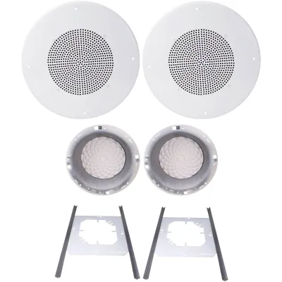 SPECO - G86KITPR - 2 EACH OF: G86TG SPEAKER, TS8 MOUNTING BRACKET, STH8 BACKCAN