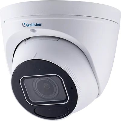 GeoVision - GV-EBD8813 - AI 8MP H.265 4.3x Zoom Super Low Lux WDR Pro IR Eyeball IP Dome Camera