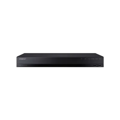 Hanwha - HRX-1634-12TB - 5-in-1 16CH Pentabrid DVR- 12TB Raw Storage, AHD, HDTVI, HDCVI (up to 8MP), Total 18CH(Analog Maximum 16CH and 2 Network Maximum 18CH), Analog Camera up 8MP(15/12fps), 5MP(20/12fps), 4MP(30/25fps), 2MP(30/25fps),1MP(30/25fps)