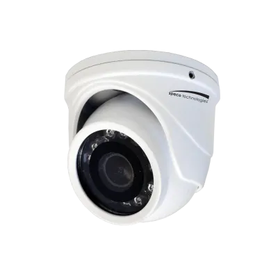 SPECO - HT471TW - 4MP HD-TVI Mini IR Turret with 2.9mm lens , White Housing, TAA