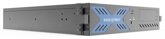 ExacqVision - 3208-04T-R2A - 4TB A-Series Hybrid 2U Recorder Professional Win10 With 8 IP Cameras Licenses and 32 Analog