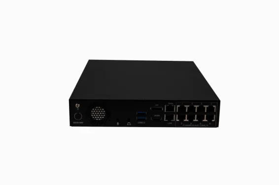 ExacqVision - IP04-04T-GP08 - 4 TB G-Series Desktop PoE Recorder with 8 PoE+ IP Camera Ports