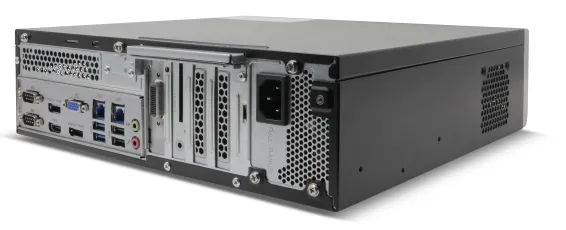 EXACQ - IP08-12T-1QW - IP Desktop Q-Series exacqVision NVR with 8 IP Professional licenses (32 max), 12TB Internal storage. Windows 10 IoT Ent LTSC OS on SSD, 8GB RAM, Dual 2.5GbE on-board, 4 x USB, 1 x HDMI, 2 x DP, 1 x VGA. Includes mouse and keybo