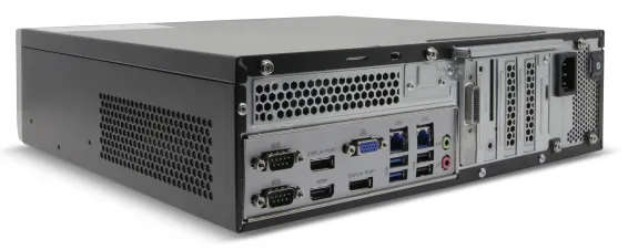 EXACQ - IP08-04T-1QL - IP Desktop Q-Series exacqVision NVR with 8 IP Professional licenses (32 max), 4TB Internal storage. Linux Ubuntu 22.04 LTS OS on SSD, 8GB RAM, Dual 2.5GbE on-board, 4 x USB, 1 x HDMI, 2 x DP, 1 x VGA. Includes mouse and keyboar