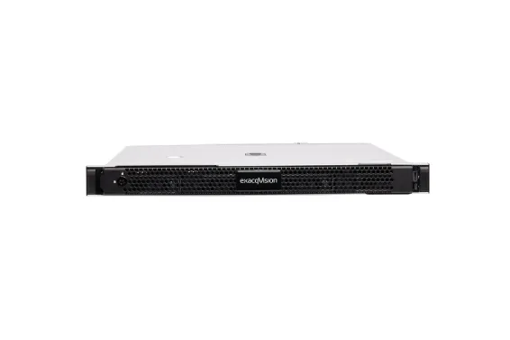 ExacqVision - IP08-64T-R1XW - IP 1U Rackmount Redundant X-Series NVR with 8 IP Professional Licenses (150 max), 64TB RAID5 Configured Storage (48TB usable). Windows Server 2022 OS on Dual SSD RAID1, Redundant Power Supplies, 16GB RAM, Dual 1GbE