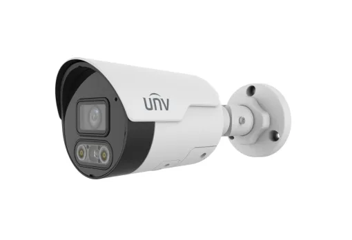 UNV - IPC2128SR-ADF28KMC-DL-H - UNV 8MP Dual Light Fixed Bullet, 2.8mm, Built-in Mic & Speaker