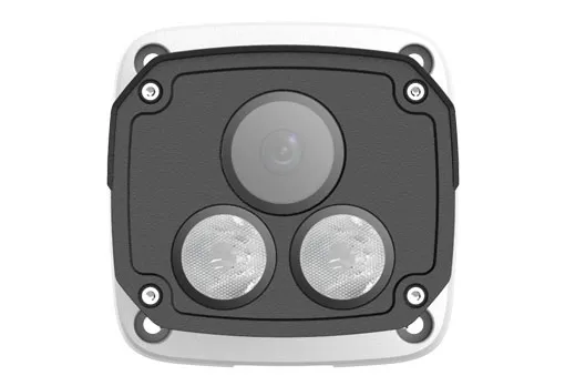 Uniview - IPC2225SE-DF60K-WL-I0 - 5MP ColorHunter Fixed Warm Light Bullet Network Camera, 6.0mm