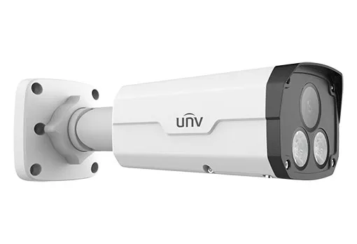 Uniview - IPC2225SE-DF60K-WL-I0 - 5MP ColorHunter Fixed Warm Light Bullet Network Camera, 6.0mm